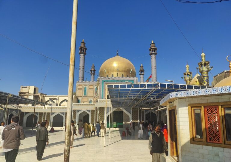 Candid view of Laal Shahbaz Qalandar’s shrine, Sehwan 2025