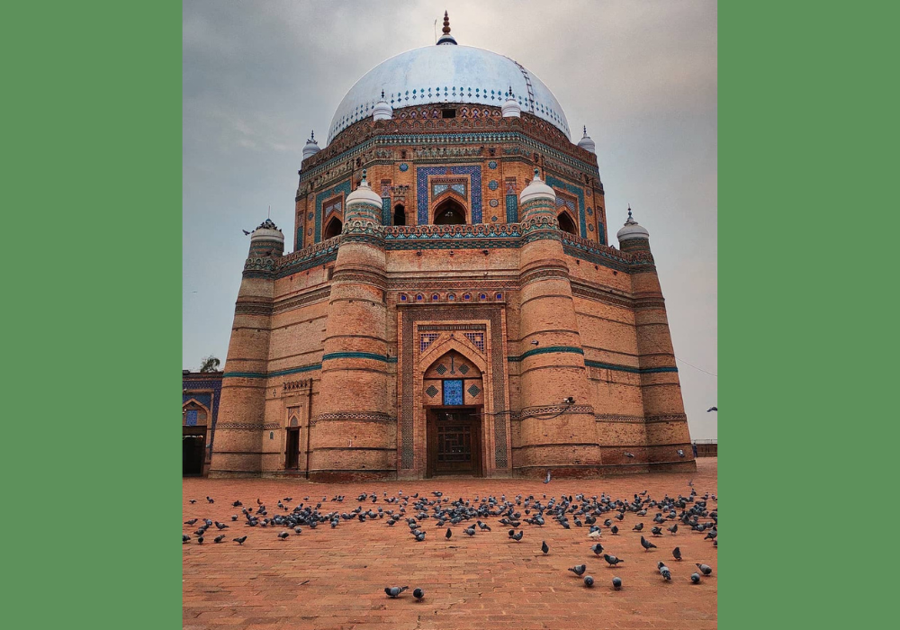 The shrine of shah rukn-e-alam in multan, pakistan